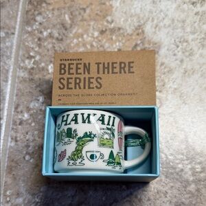 Starbucks Hawaii Been There Series Ornament Mug 2oz collectible ceramic mug. New
